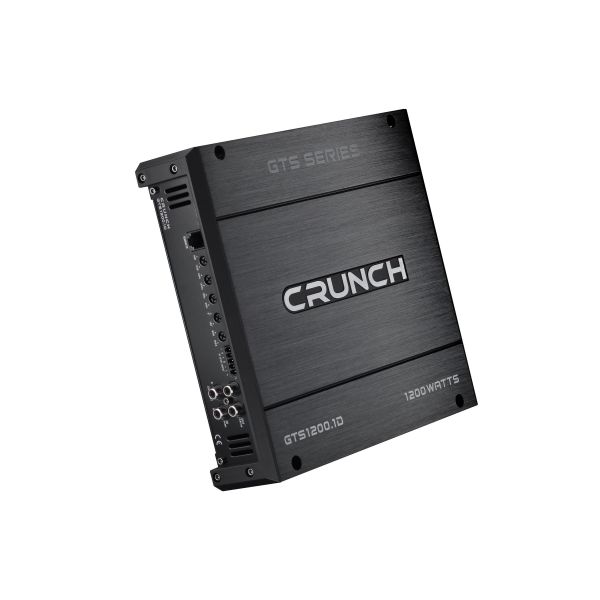 Crunch GTS1200.1D - wzmacniacz jednokanałowy, moc RMS 1X600 Wat przy 1 Ohm