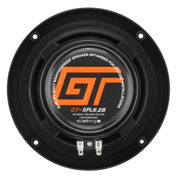 Bassface GT-SPL6.2B - głośniki pełnozakresowe, średnica 165 mm, moc RMS 2x75 Wat, wodoodporne