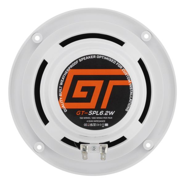 Bassface GT-SPL6.2W - głośniki pełnozakresowe, średnica 165 mm, moc RMS 2x75 Wat, wodoodporne