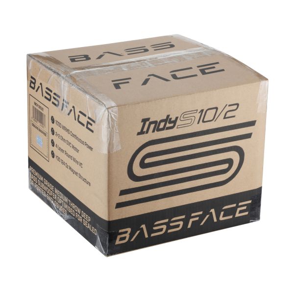 Bassface Indy S10/2 - subwoofer średnica 10 cali - 25 cm