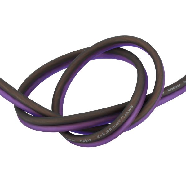 Bassface EVO-S14 - przewód głośnikowy 14AWG, czysta miedź OFC, przekrój 2x2,08 mm2, rolka 100 metrów