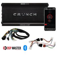 Wzmacniacz Crunch CRE400.4 DSP z dedykowana wiązką Wzmacniacz Crunch CRE400.4 DSP z dedykowana wiązką