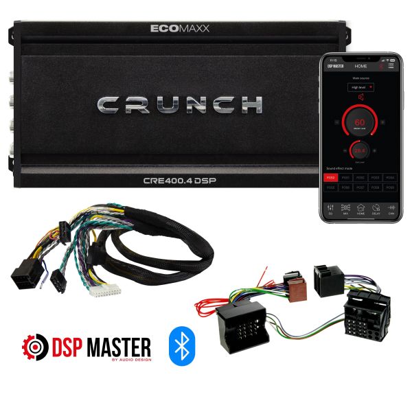 Crunch CRE400.4 DSP-M13  - wzmacniacz czterokanałowy