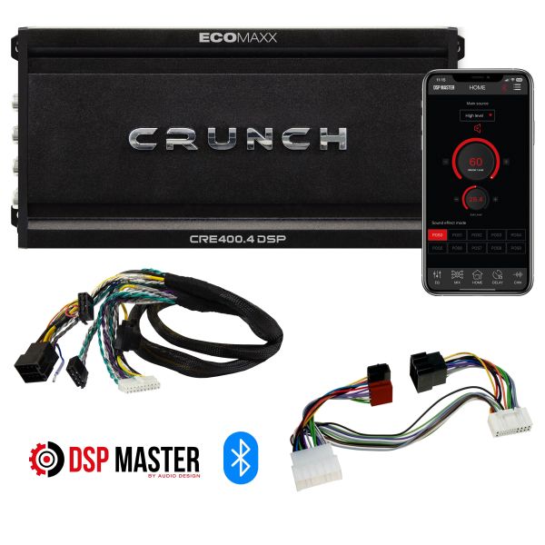 Crunch CRE400.4 DSP-M14  - wzmacniacz czterokanałowy