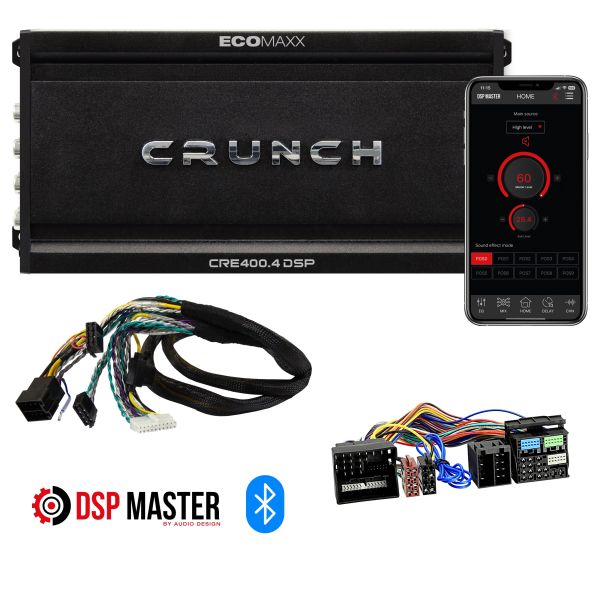 Crunch CRE400.4 DSP-M2  - wzmacniacz czterokanałowy