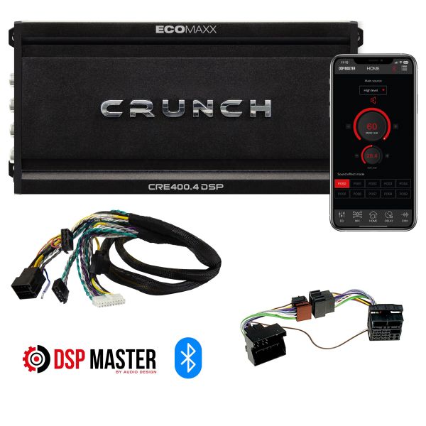 Crunch CRE400.4 DSP-M3  - wzmacniacz czterokanałowy