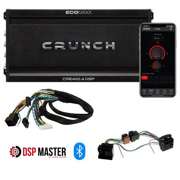 Crunch CRE400.4 DSP-M7  - wzmacniacz czterokanałowy