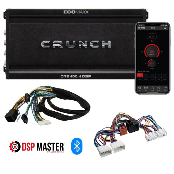 Crunch CRE400.4 DSP-M8  - wzmacniacz czterokanałowy