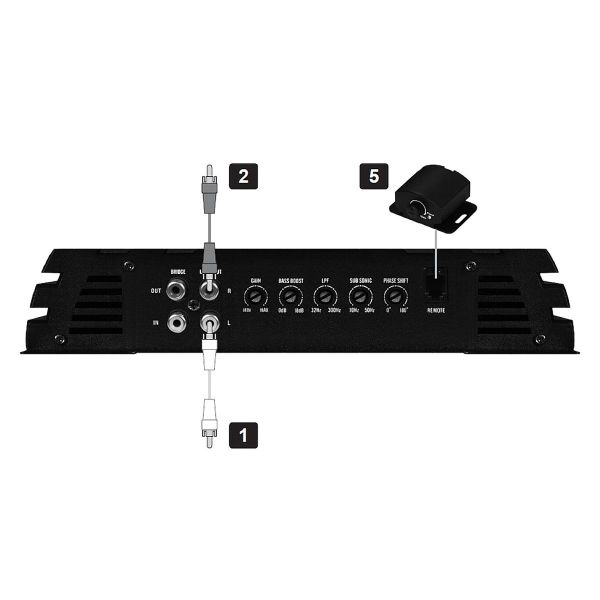 Crunch GPX2200.1D - wzmacniacz jednokanałowy