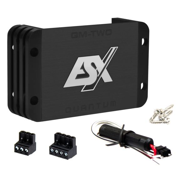 ESX QM-TWOv3 - wzmacniacz dwukanałowy