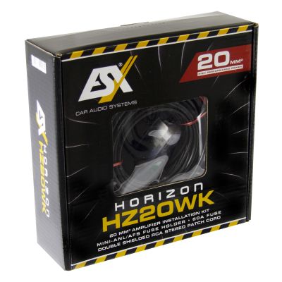 ESX HZ20WK - zestaw przewodów do montażu wzmacniacza, przekrój 20mm2