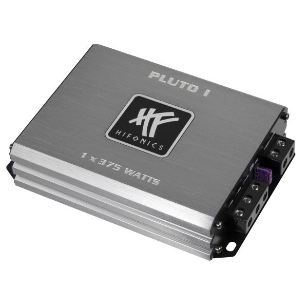 HiFonics PLUTO I - wzmacniacz jednokanałowy, moc RMS 1x375 Wat przy 2 Ohm