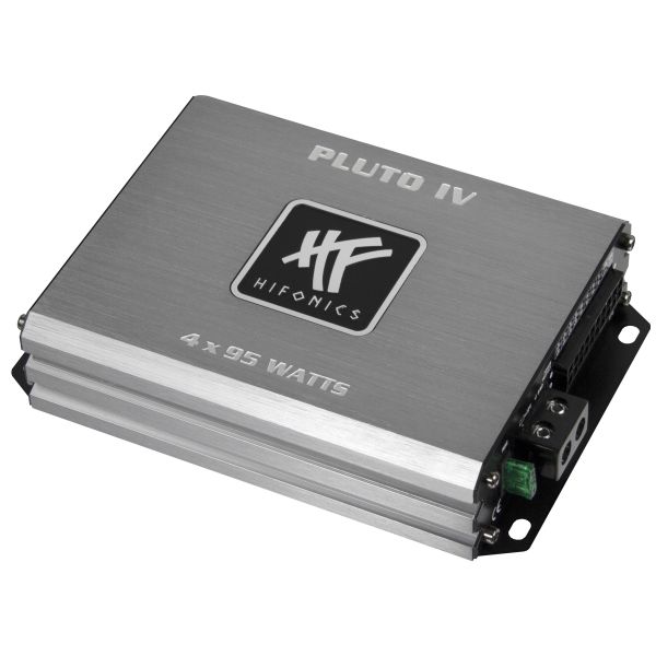 HiFonics PLUTO IV - wzmacniacz czterokanałowy, moc RMS 4x50 Wat przy 4 Ohm