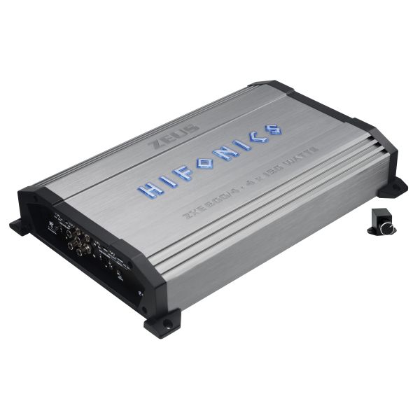 HiFonics ZXE600/4 - wzmacniacz czterokanałowy, moc RMS 4x100 Wat przy 4 Ohm