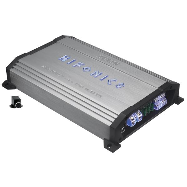 HiFonics ZXE600/4 - wzmacniacz czterokanałowy, moc RMS 4x100 Wat przy 4 Ohm