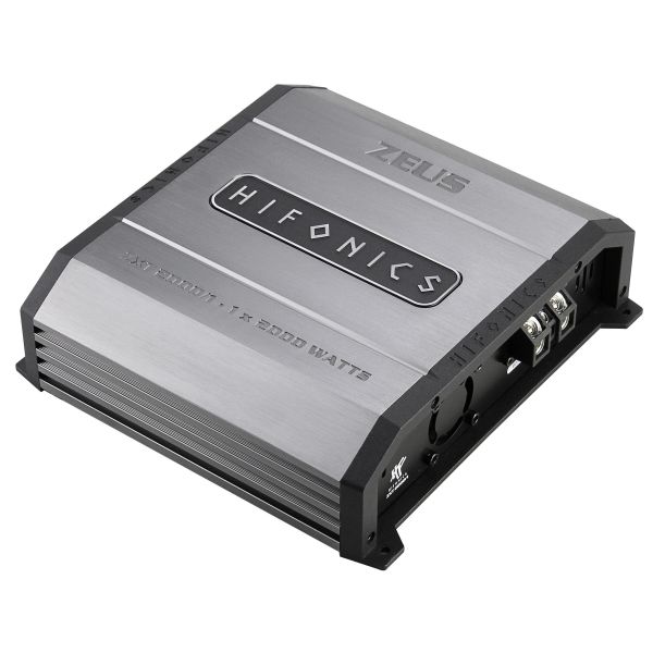 HiFonics ZXT2000/1 - wzmacniacz jednokanałowy,  moc RMS 1 x 2000 Wat przy 1 Ohm