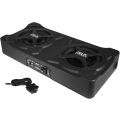 HiFonics ZRX220A - aktywna podwójna obudowa basowa, głośnik 2x200 mm, moc RMS 300 Wat