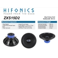 HiFonics ZXS15D2 - subwoofer samochodowy