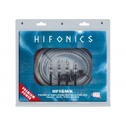 HiFonics HF16WK - zestaw przewodów do montażu wzmacniacza, przekrój 16mm2