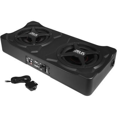 HiFonics ZRX220A - aktywna podwójna obudowa basowa, głośnik 2x200 mm, moc RMS 300 Wat