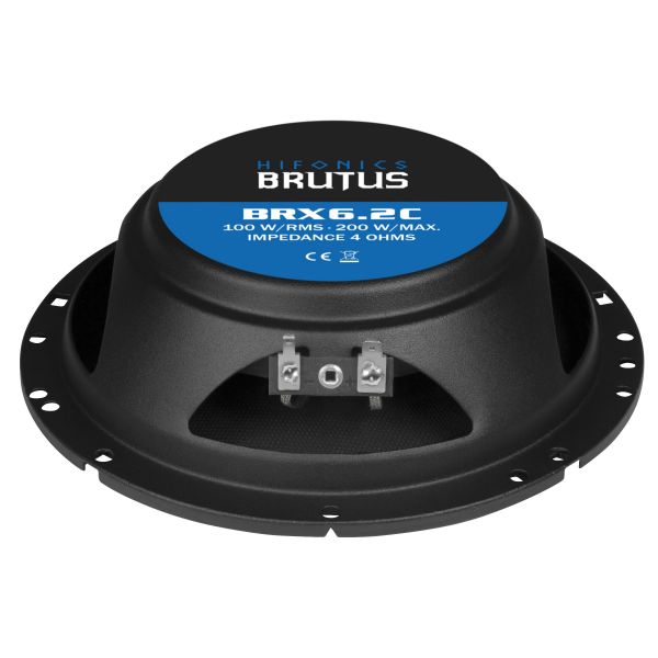 HiFonics BRX6.2C - głośniki odseparowane, średnica midbasu 165 mm, moc RMS 100 Wat