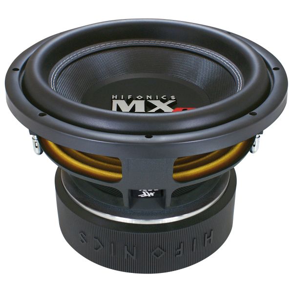 HiFonics MXS12D2 - subwoofer średnica 12 cali - 30 cm, moc 1500 Wat RMS, Impedancja 2x2 Ohm