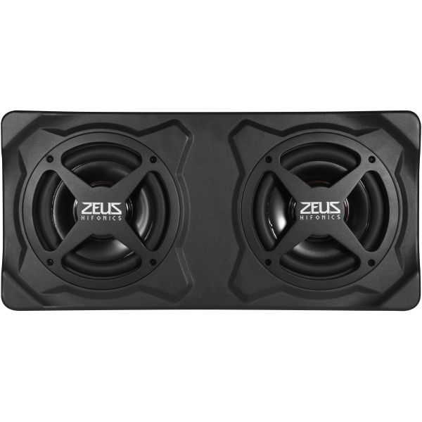 HiFonics ZRX220A - aktywna podwójna obudowa basowa, głośnik 2x200 mm, moc RMS 300 Wat