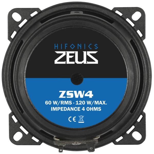 HiFonics ZSW4 - głośniki niskotonowe, średnica 100 mm, moc RMS 60 Wat