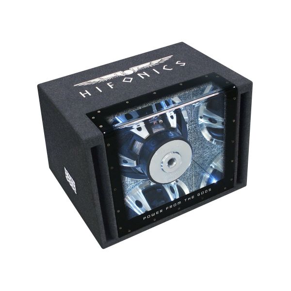 HiFonics ZXI12BP - skrzynia basowa bandpass, średnica subwoofera 12 cali - 30 cm, moc RMS 500 Wat, Impedancja 4 Ohm