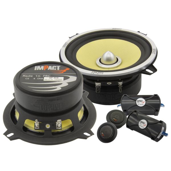 Impact GF 50S - głośniki odseparowane, średnica midbasu 130 mm, impedancja 3 Ohm, moc RMS 70 Wat