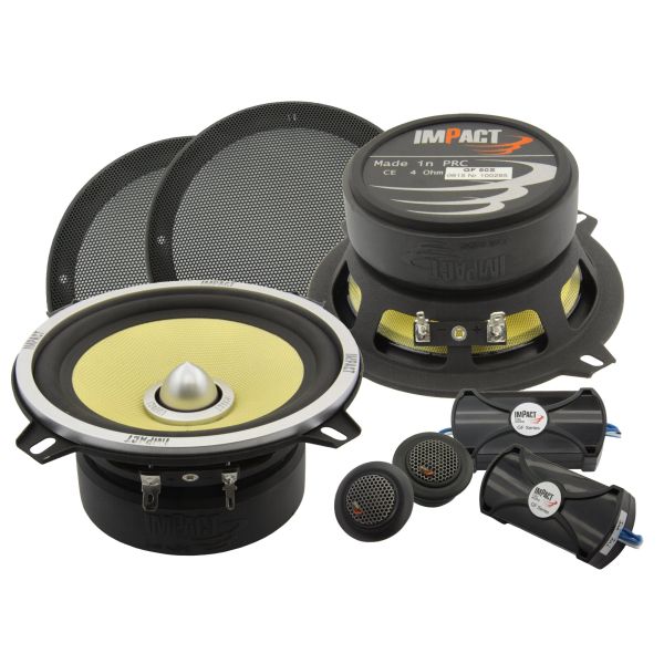 Impact GF 50S - głośniki odseparowane, średnica midbasu 130 mm, impedancja 3 Ohm, moc RMS 70 Wat