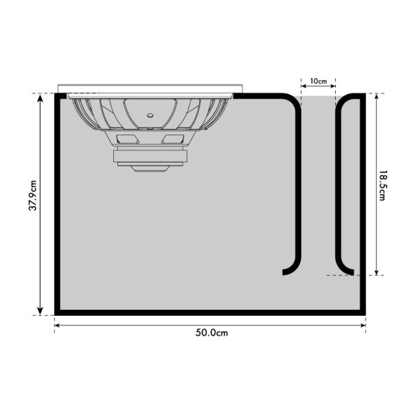 MTX RT10-04 - subwoofer, średnica 10 cali - 25 cm,