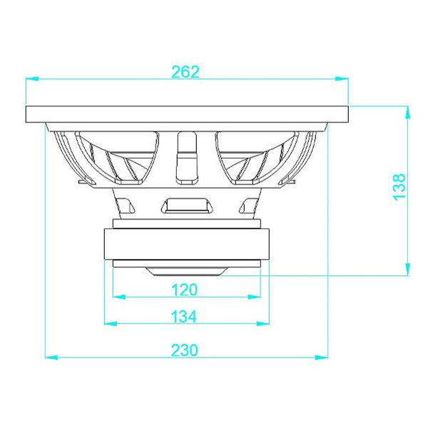 MTX RT10-04 - subwoofer, średnica 10 cali - 25 cm,