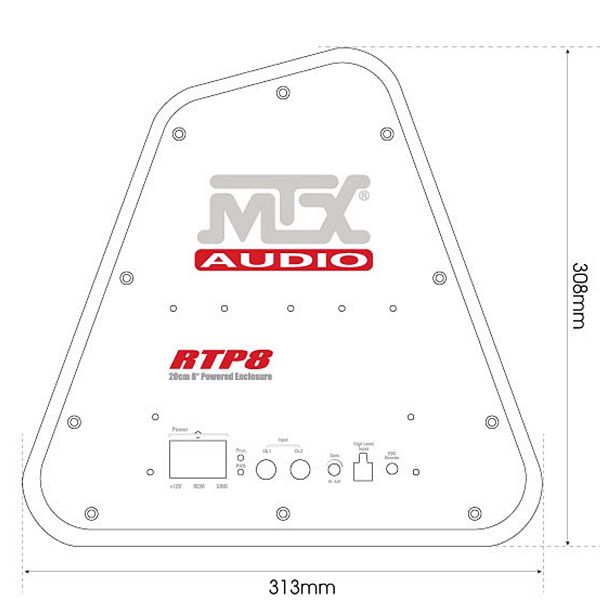 MTX RTP8 - aktywna skrzynia basowa