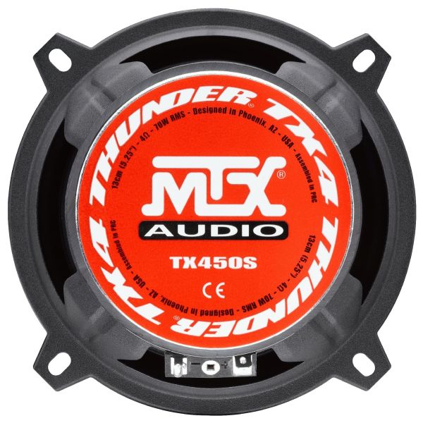 MTX TX450S - głośniki odseparowane, średnica midbasu 130 mm,