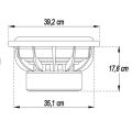 MTX TX615 - subwoofer, średnica 15 cali - 38 cm,