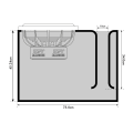 MTX TX615 - subwoofer, średnica 15 cali - 38 cm,