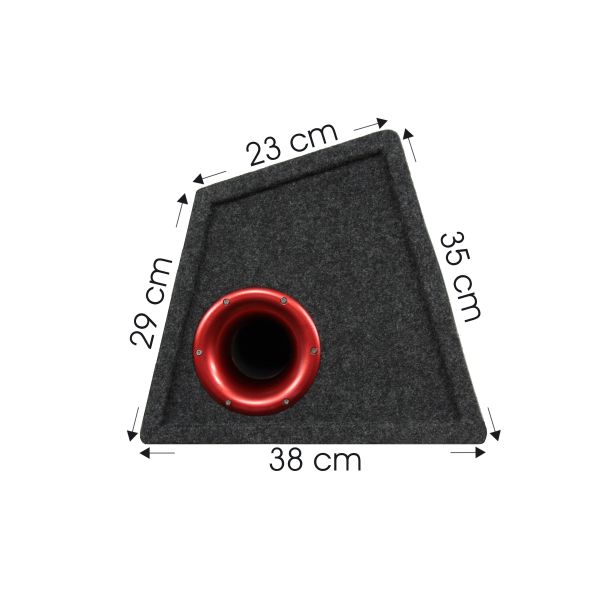 MTX AUDIO TR12AV - skrzynia basowa, średnica subwoofera 30 cm, moc RMS 200 Wat, Impedancja 4 Ohm