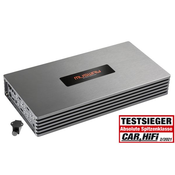 Musway MX SIX100  - wzmacniacz sześciokanałowy, moc RMS 6X110 Wat przy 4 Ohm