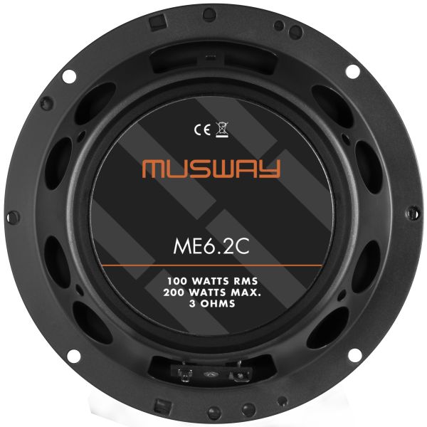 Musway ME6.2C - głośniki odseparowane, średnica 165 mm, moc RMS 100 Wat, impedancja 3 Ohm