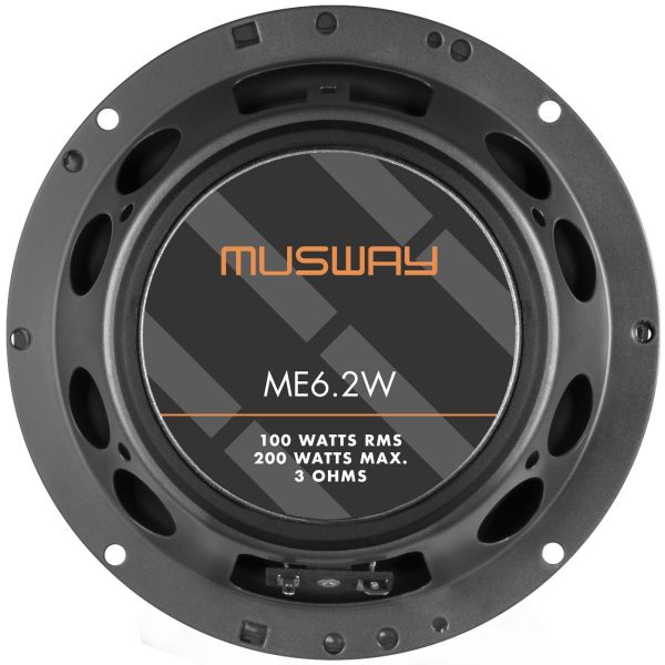 Musway ME6.2W - głośniki midbas, średnica 165 mm, moc RMS 100 Wat, impedancja 3 Ohm
