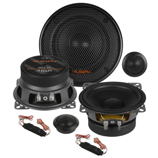 Musway MS4.2C - głośniki odseparowane, średnica 100 mm, moc RMS 70 Wat, impedancja 3 Ohm