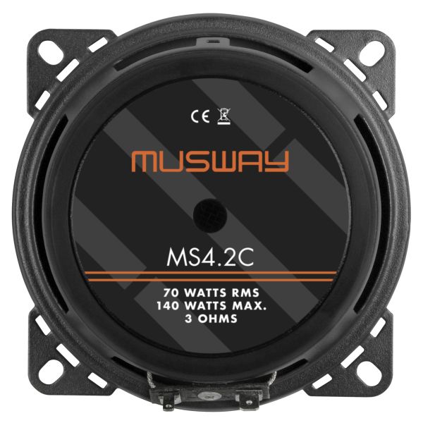 Musway MS4.2C - głośniki odseparowane, średnica 100 mm, moc RMS 70 Wat, impedancja 3 Ohm