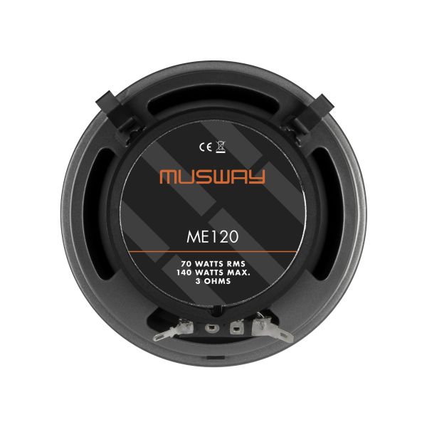 Musway ME120 - głośniki dwudrożne, średnica 120 mm, moc RMS 70 Wat, impedancja 3 Ohm