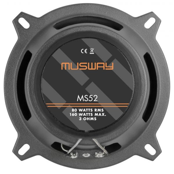 Musway MS52 - głośniki dwudrożne, średnica 130 mm, moc RMS 80 Wat, impedancja 3 Ohm