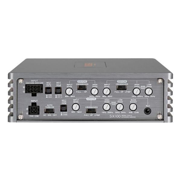 Musway MX SIX100  - wzmacniacz sześciokanałowy, moc RMS 6X110 Wat przy 4 Ohm