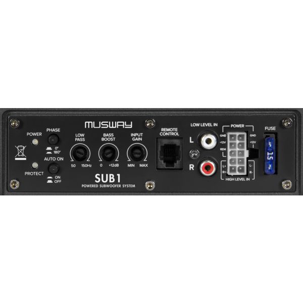 Musway SUB1 - subwoofer podsiedzeniowy