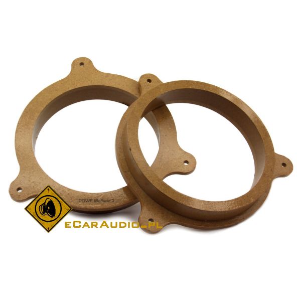 Dystanse głośnikowe z MDF D50 - Renault Megane 3 2008->
