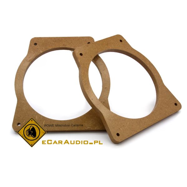 Dystanse głośnikowe z MDF D07 - Mitsubishi Carisma, Colt 1996-2003, drzwi przednie