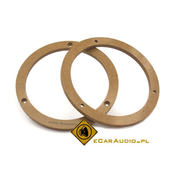 Dystanse głośnikowe z MDF D31 - Nissan Almera N15 1995-2000 drzwi przednie